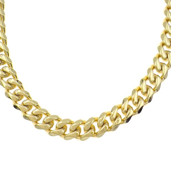 Miami Cuban Link Chain Necklace 7mm 24" - Picture 3 of 4